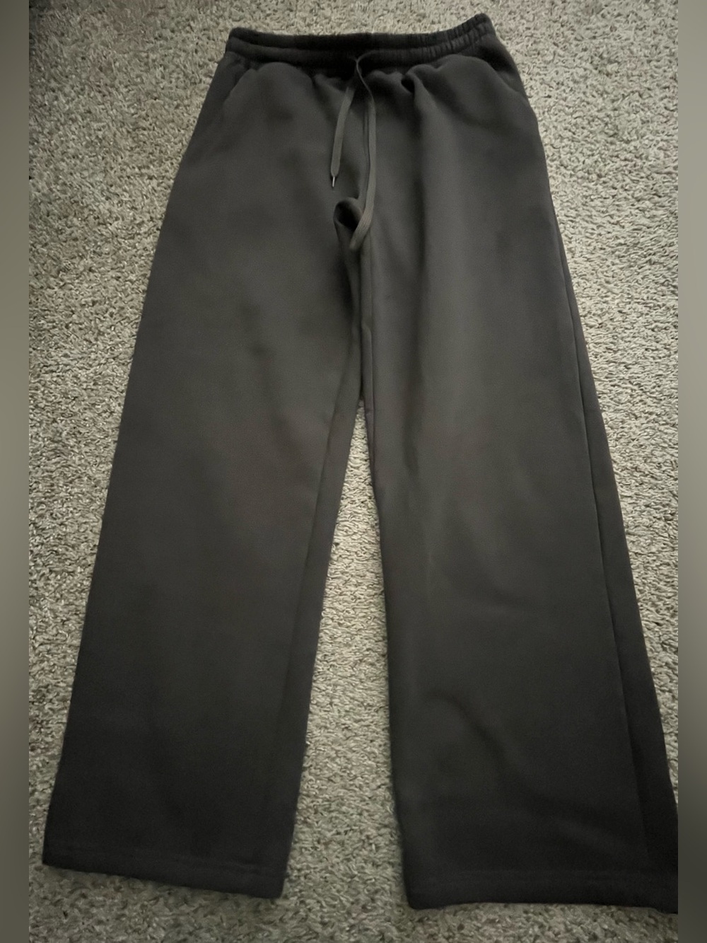 Men’s Deyeek Size Large Dark Grey Fleece Lined Sweatpants